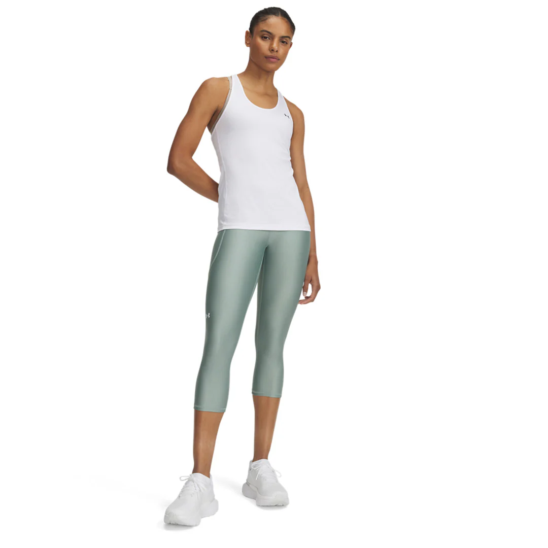 Under Armour Women Tech HI Capri Tights | 1365334-348 - Image 3