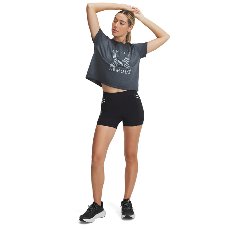 Under Armour Women UA Run 96 Short | 1389569-001 - Image 4